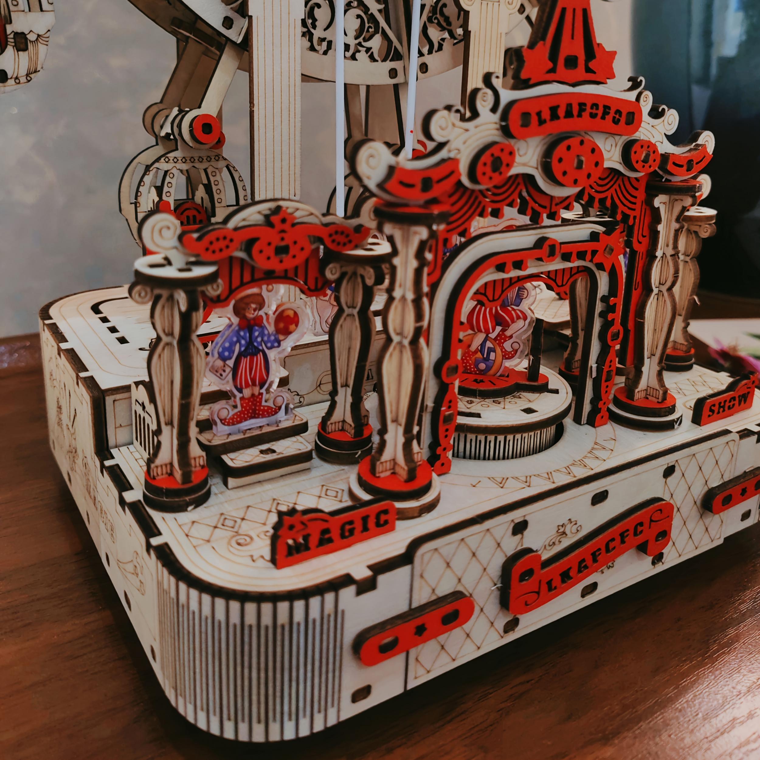 Ferris Wheel 3D Wooden Puzzle DIY Assembly Model Gift