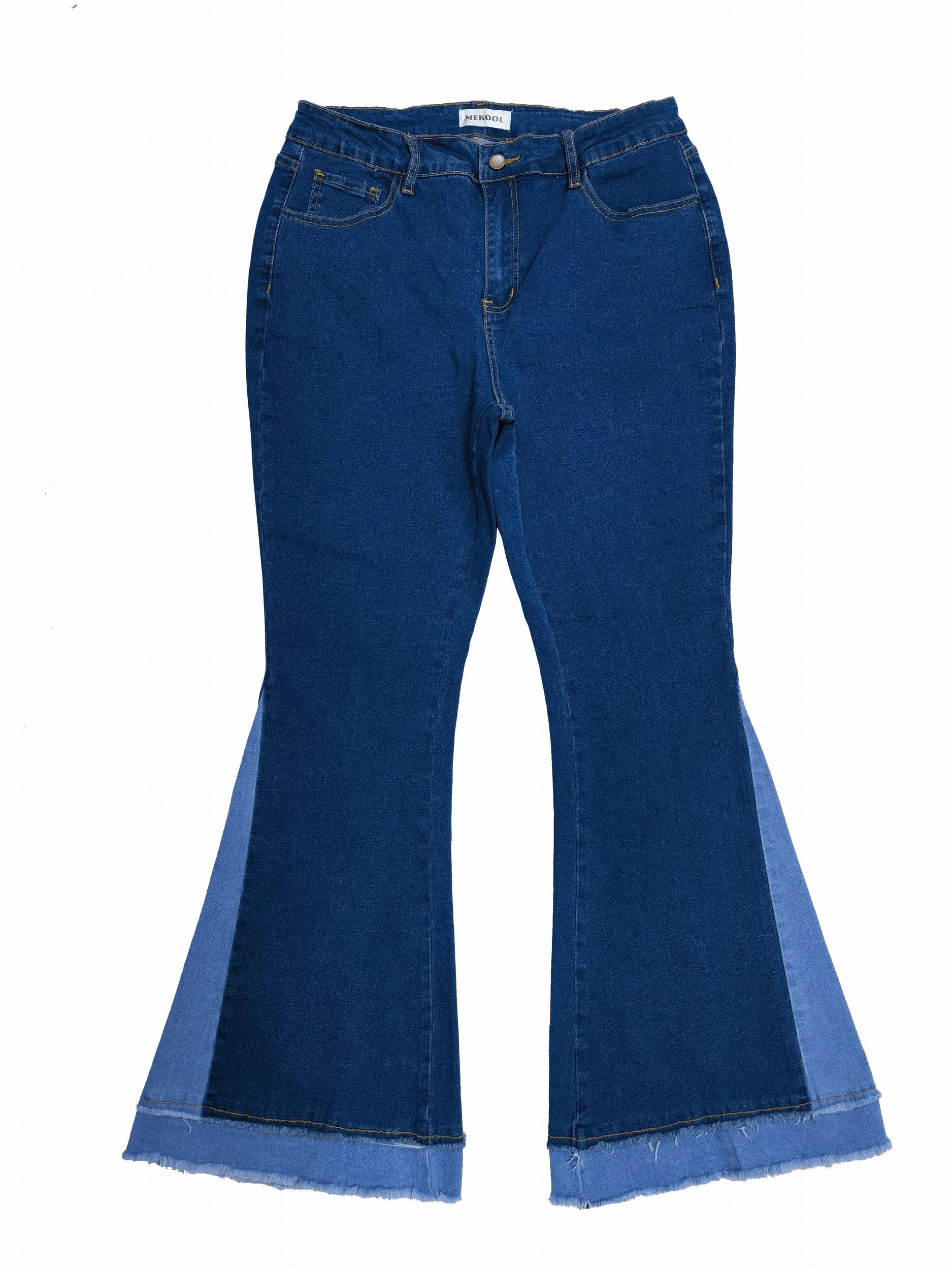 High Rise Flared Leg Jeans