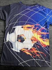 Active Boy's Football Graphic T Shirt 3D Print Short Sleeve Tee