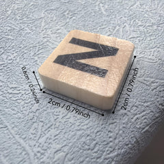 Wooden Letter Blocks for Word Games Pack of 144 or 720pcs