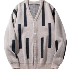 Men's Vintage Style V Neck Button Up Cardigan Vest