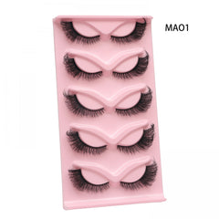 Fluffy 3D Wispy Strips Lashes False Eyelashes Natural Look
