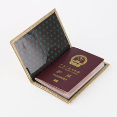 Colorful Leather Passport Cover Holder Travel Accessory