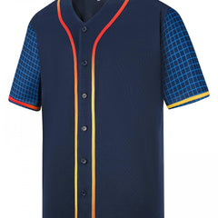 Short Sleeve Plain Baseball Jersey Sports Uniform Men Women