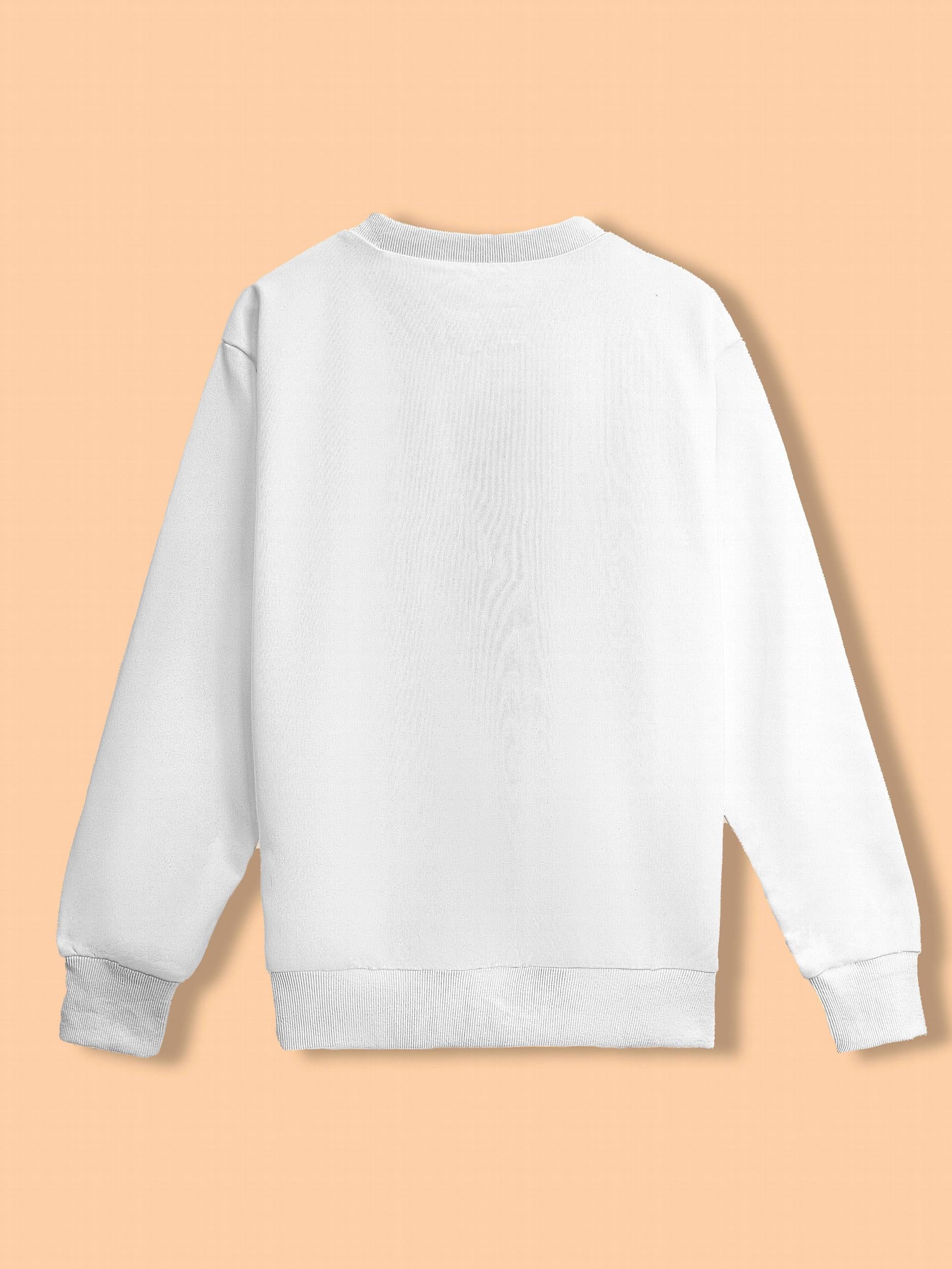 Leopard Letter Print Pullover Sweatshirt for Women