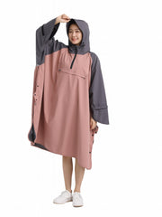 Women's Windproof Waterproof Long Poncho Raincoat