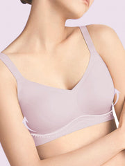 Wireless Seamless Full Coverage Bra Solid Medium Stretch Bra