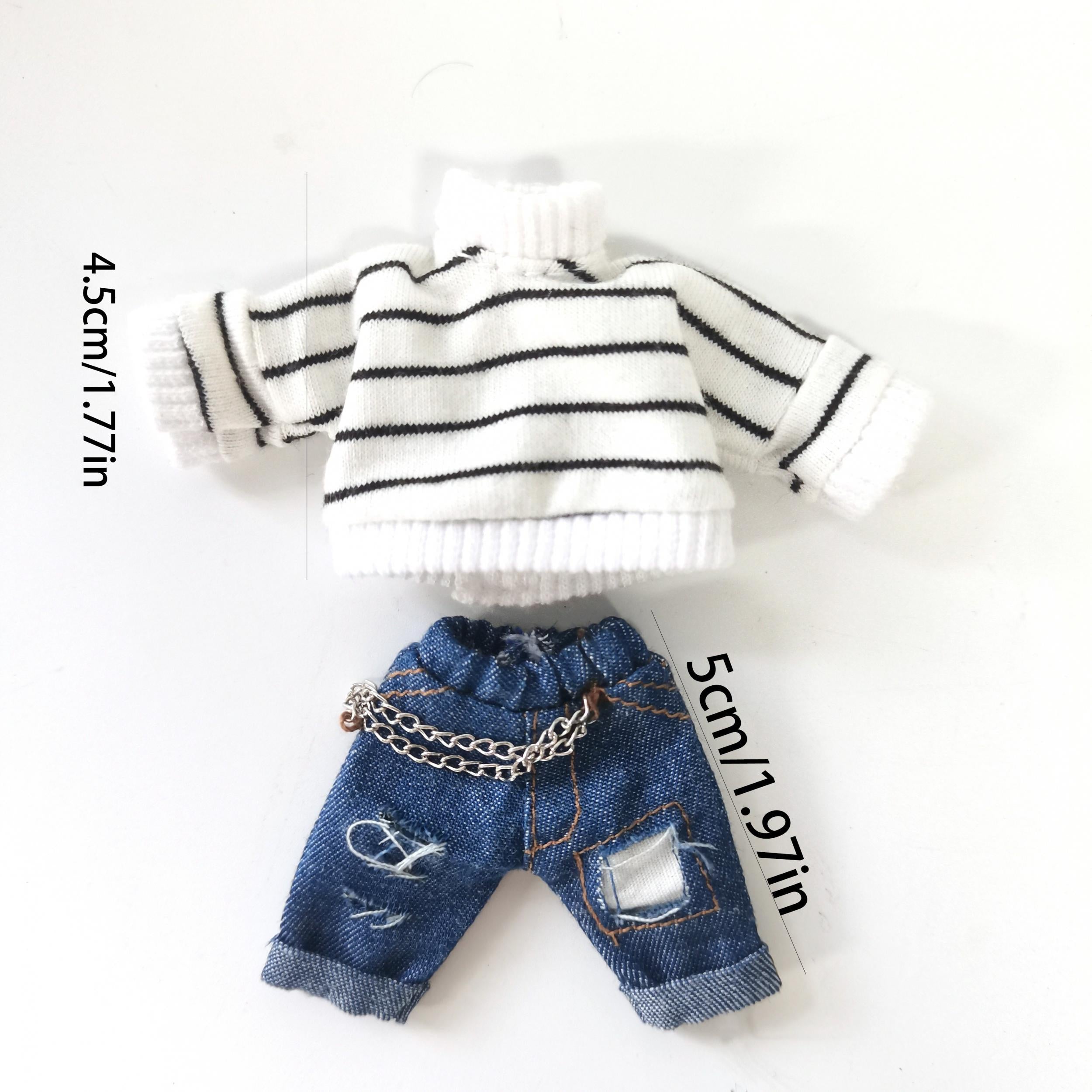 Striped Turtleneck Sweater Jeans Suit for Baby