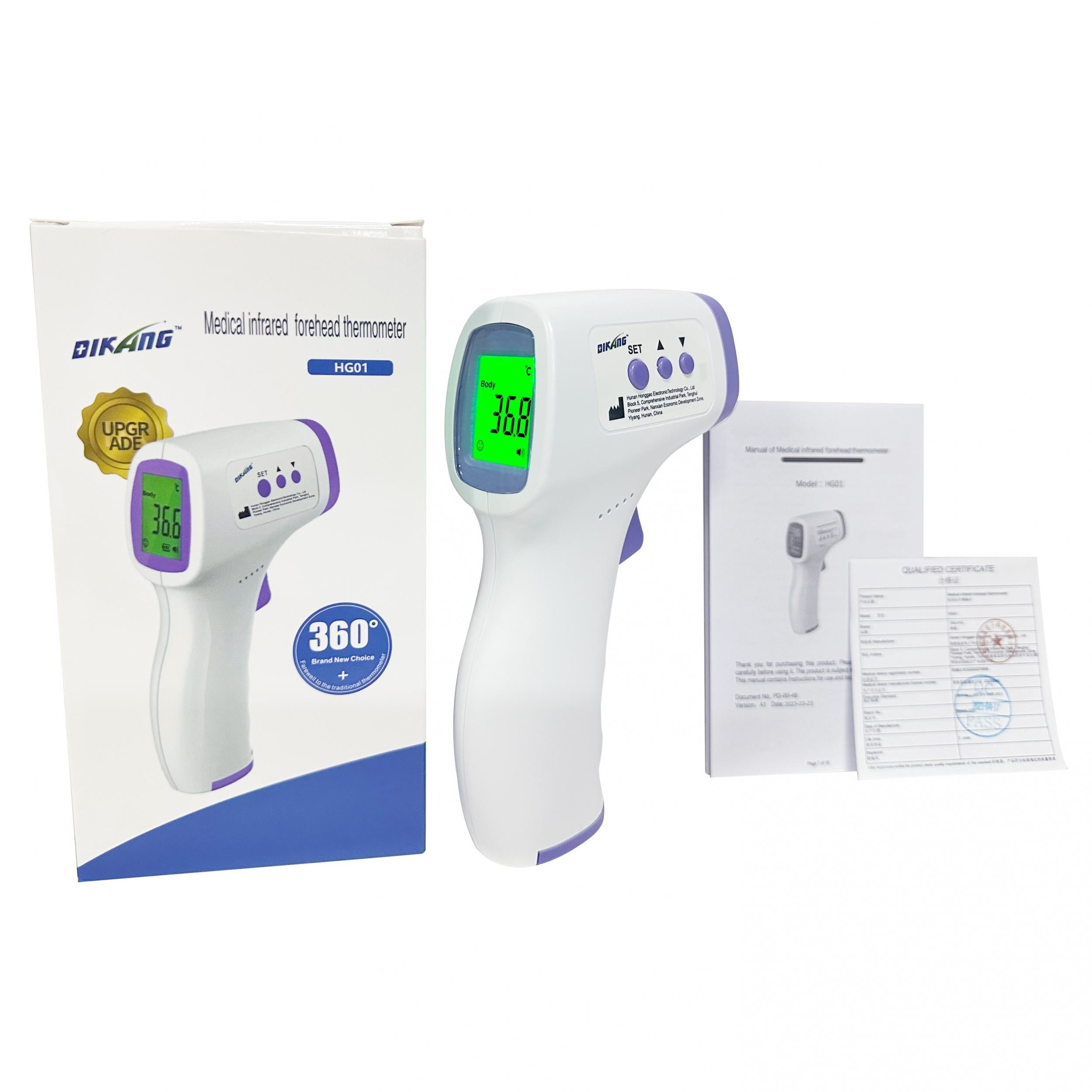 No Touch Forehead Thermometer LED Digits