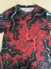 Men's 3D Abstract Graphic Novel T shirt Casual Mid Stretch Pullover Tee