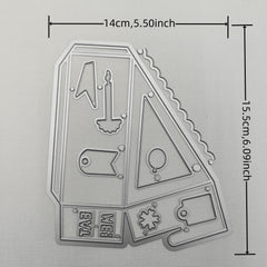 Metal Cutting Dies Stencil For Birthday Cake Box Greeting Card DIY