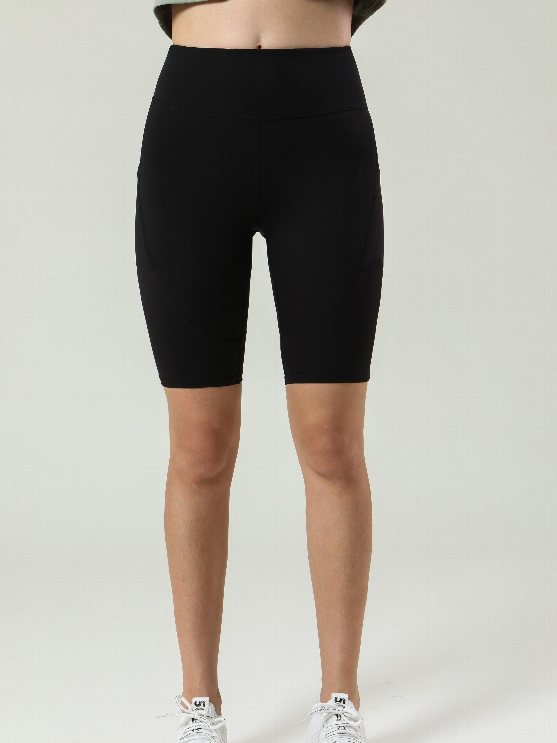 Women's High Waist Tight Pants Running Sports Fitness Pants Bike Shorts