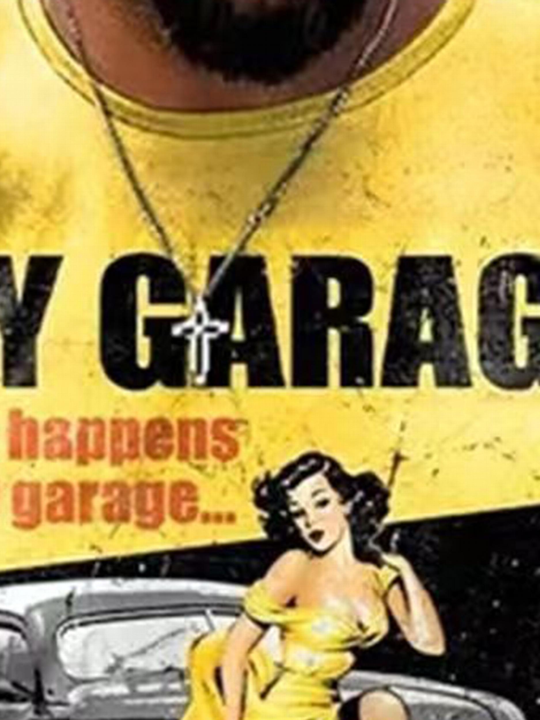 Vintage Garage Print T Shirt 3D Digital Print Breathable Novel Tee