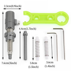Recurve Bow Side Cushion Plunger Bow Pressure Button Aluminum Alloy Plastic