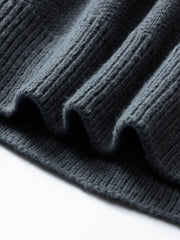 Diamond Pattern Knitted Sweater Men's Casual Warm Pullover Fall Winter