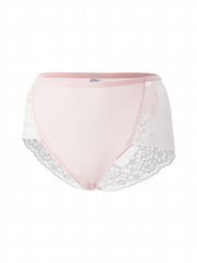 3 Pack Plus Size Panties Set with Contrast Lace - Soft and Stretchy