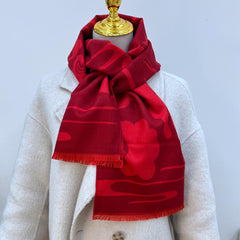 Red Cloud Blessing Scarf Celebration Annual Meeting Scarf Lucky Scarf