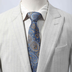 Ethnic Style Paisley Cashew Flower Necktie