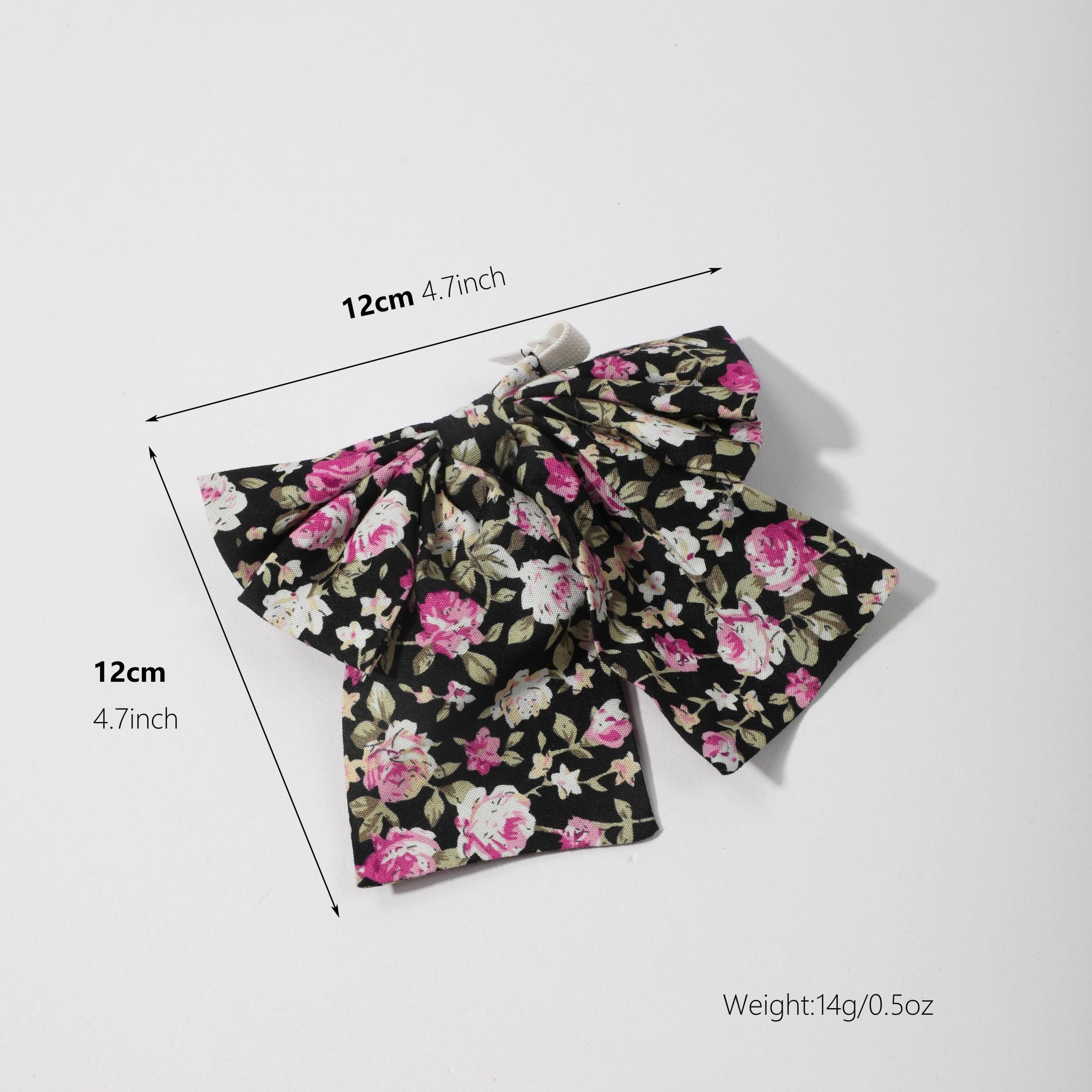 Floral Print Bow Tie for Women - Adjustable Dress Shirt Bow Tie