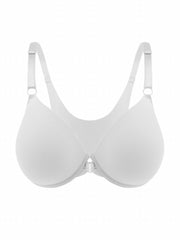Front Buckle Push Up Bra Solid T Shirt Comfy Women's Lingerie