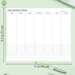 Trees 1pc Monthly Planner 27 21 Planning Pad Undated Desk Calendar