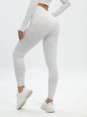 High Waist Camo Yoga Pants Butt Lifting Cropped Leggings for Women