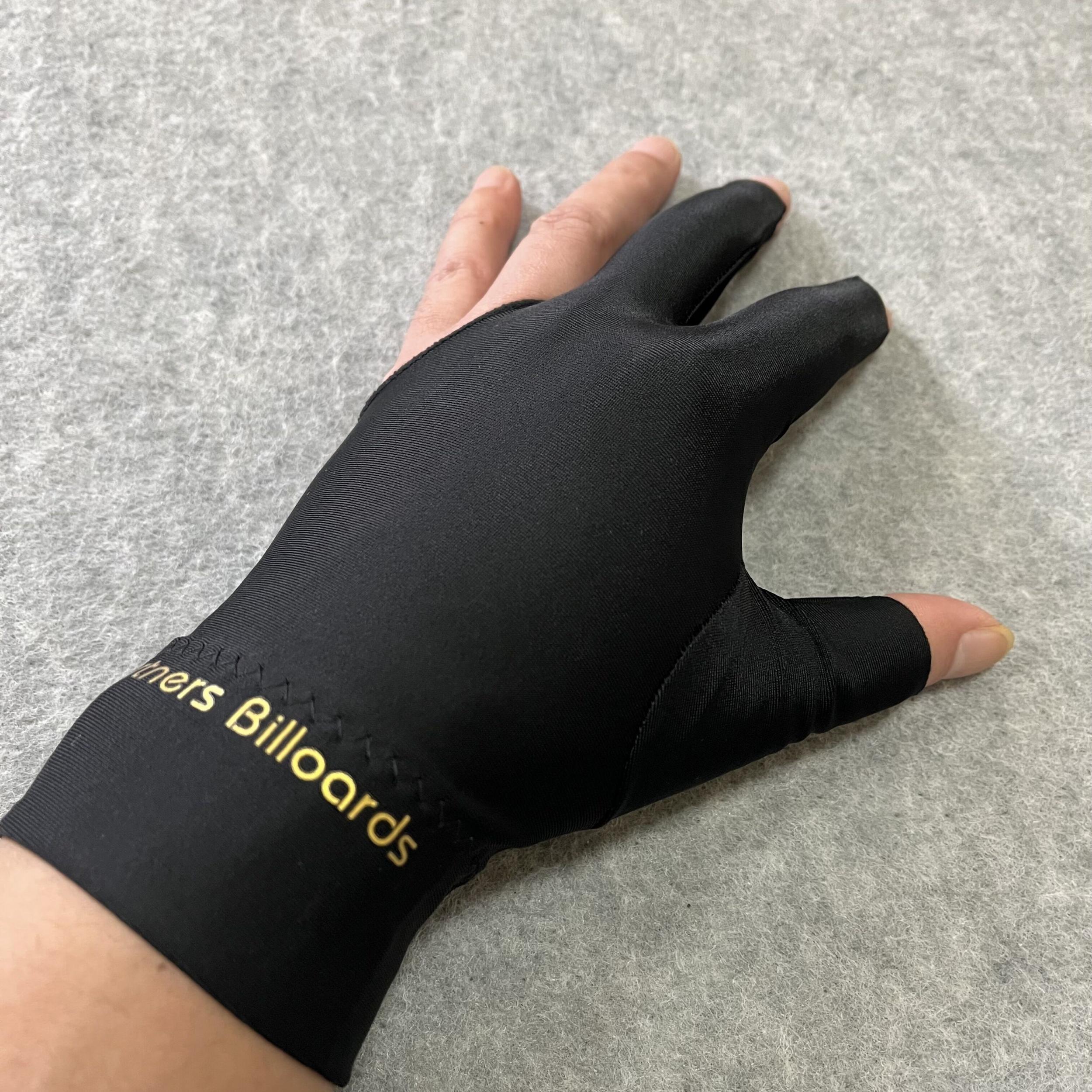 4pcs Set High Elastic Billiard Gloves, Anti Slip Snooker Gloves