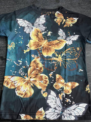 Butterfly Dreams 3D Printed Girls' Active Tee