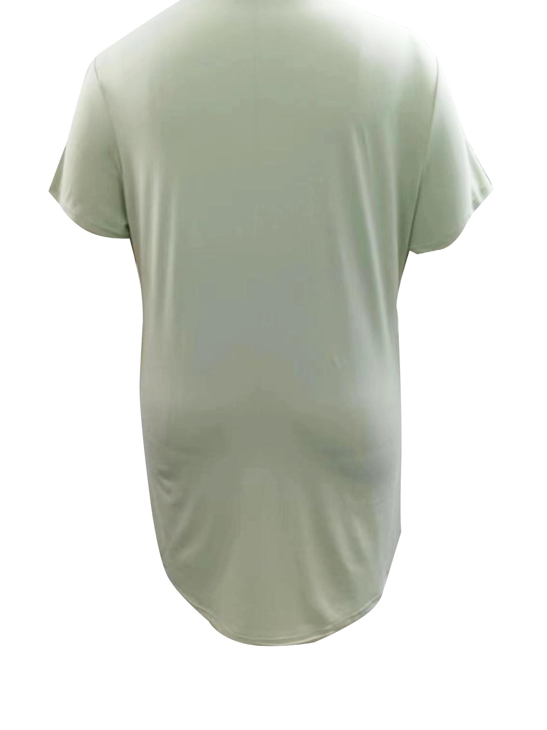 Heart Print Short Sleeve Nightdress