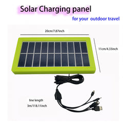 10W5V Solar Camping Charging Board for Outdoor Power Supply