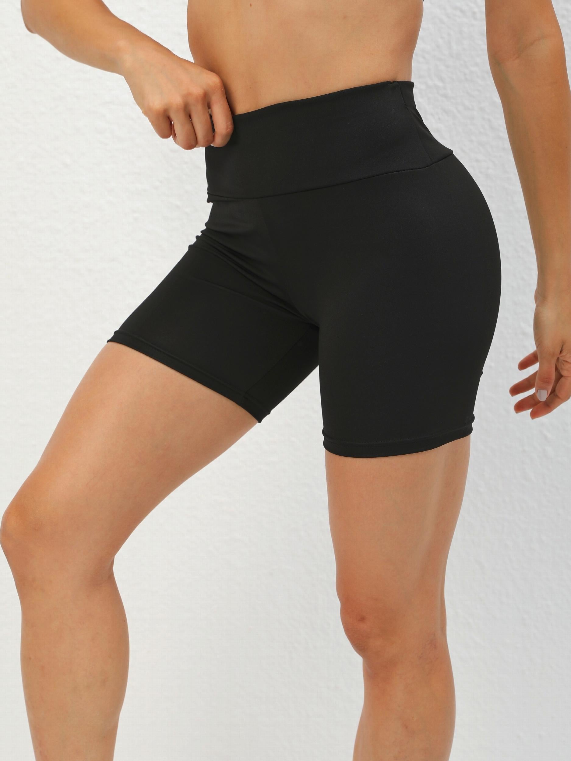 Seamless Hip Lifting Yoga Shorts High Waist Workout Activewear