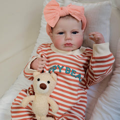 iCradle 18 Inch Reborn Doll w/ Hand Painted Head Soft Fabric Body & Accessories
