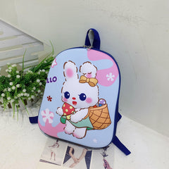Kids 3D Cartoon Rabbit Backpack Boys Girls Kindergarten Schoolbag