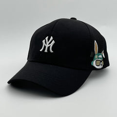 Rabbit Embroidery Trucker Hat Hip Hop Mesh Baseball Cap Unisex Sunshade Dad Hat