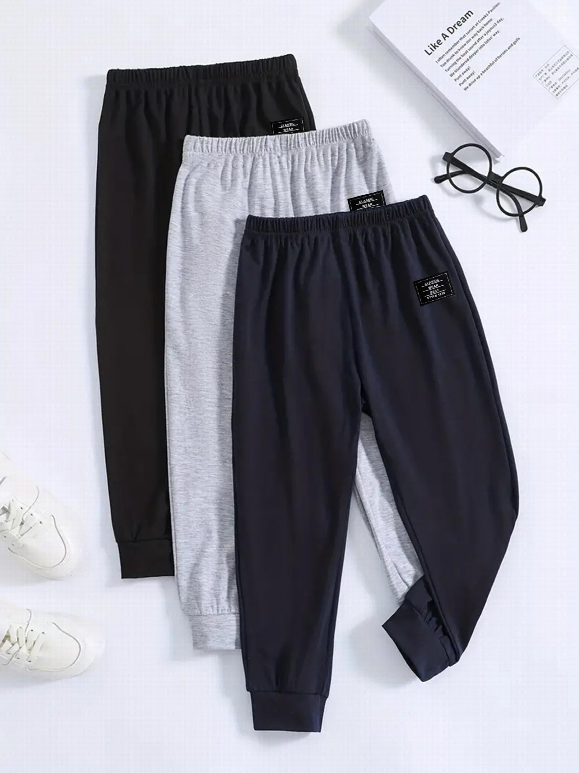 Boys Casual Active Sweatpants Quick Drying Jogger Sports Pants