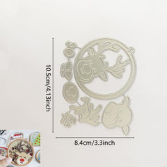 Christmas Metal Cutting Dies Set DIY Scrapbooking Supplies For Shaker Cards