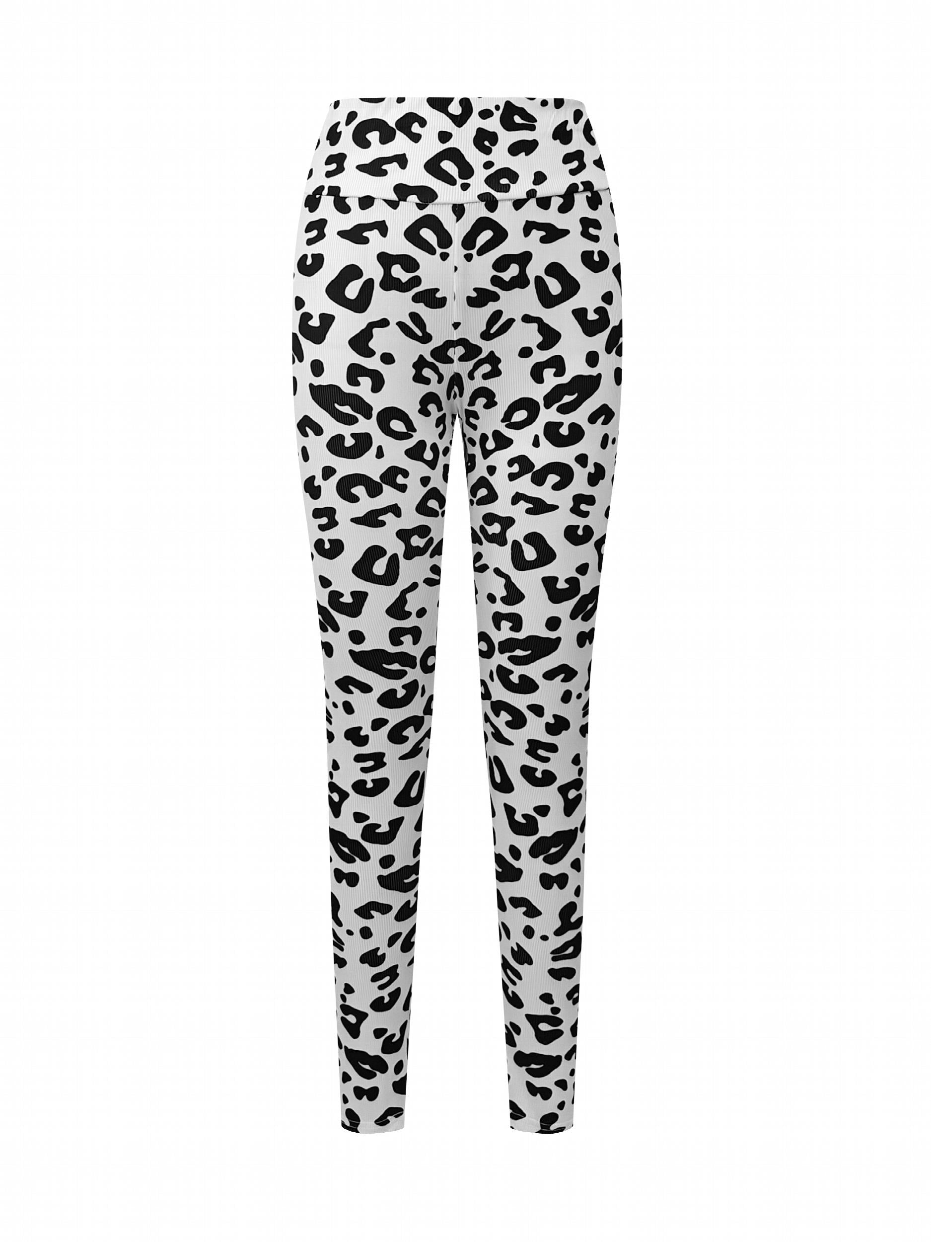 Leopard Print Yoga Pants High Stretch Leggings Women's Activewear