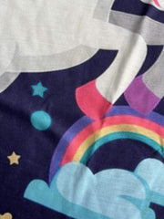 Rainbow Pony 3D Graphic T Shirt for Girls Active Stretchy Tee