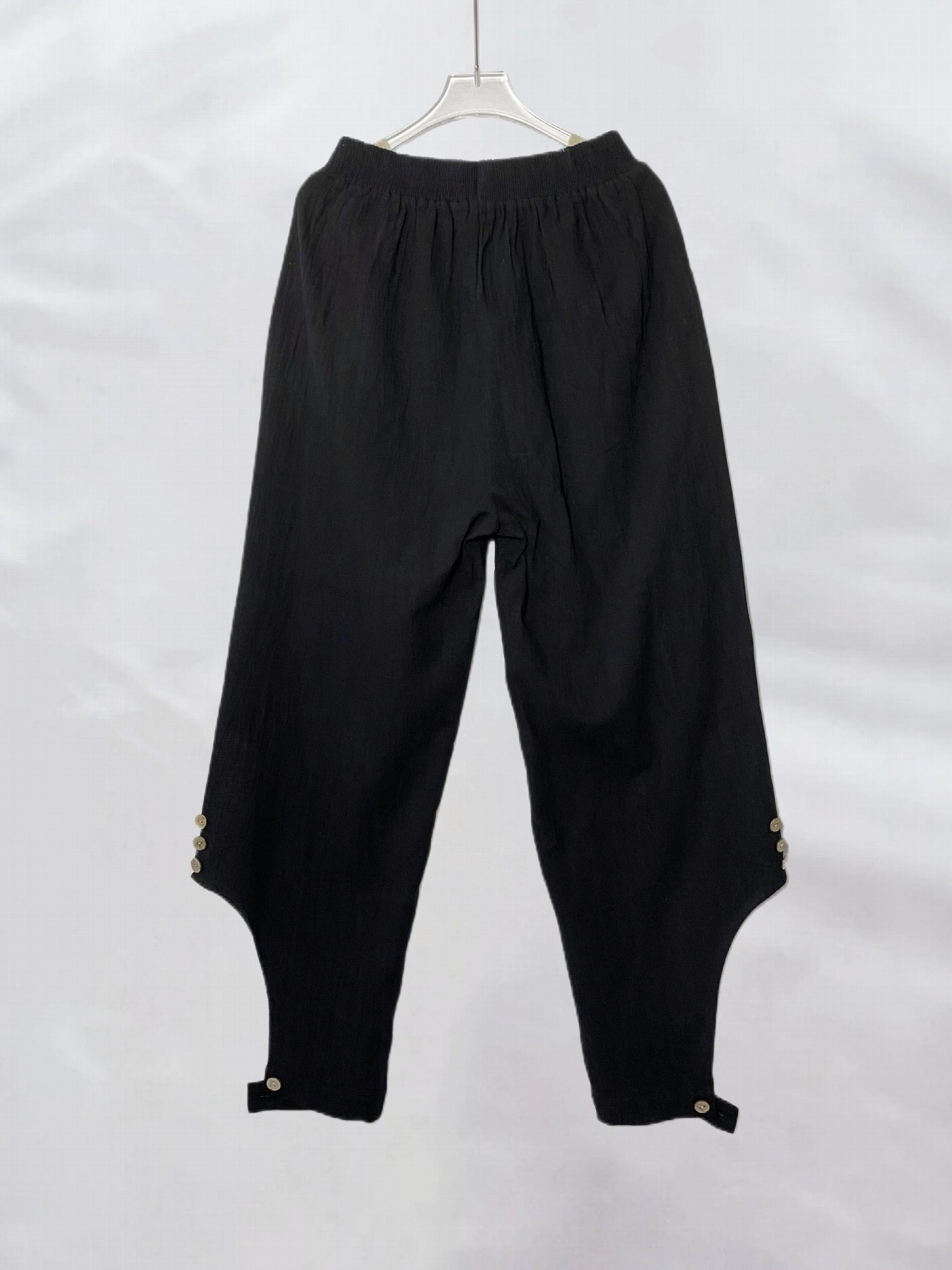 Solid Harem Pants High Waist Casual Pants