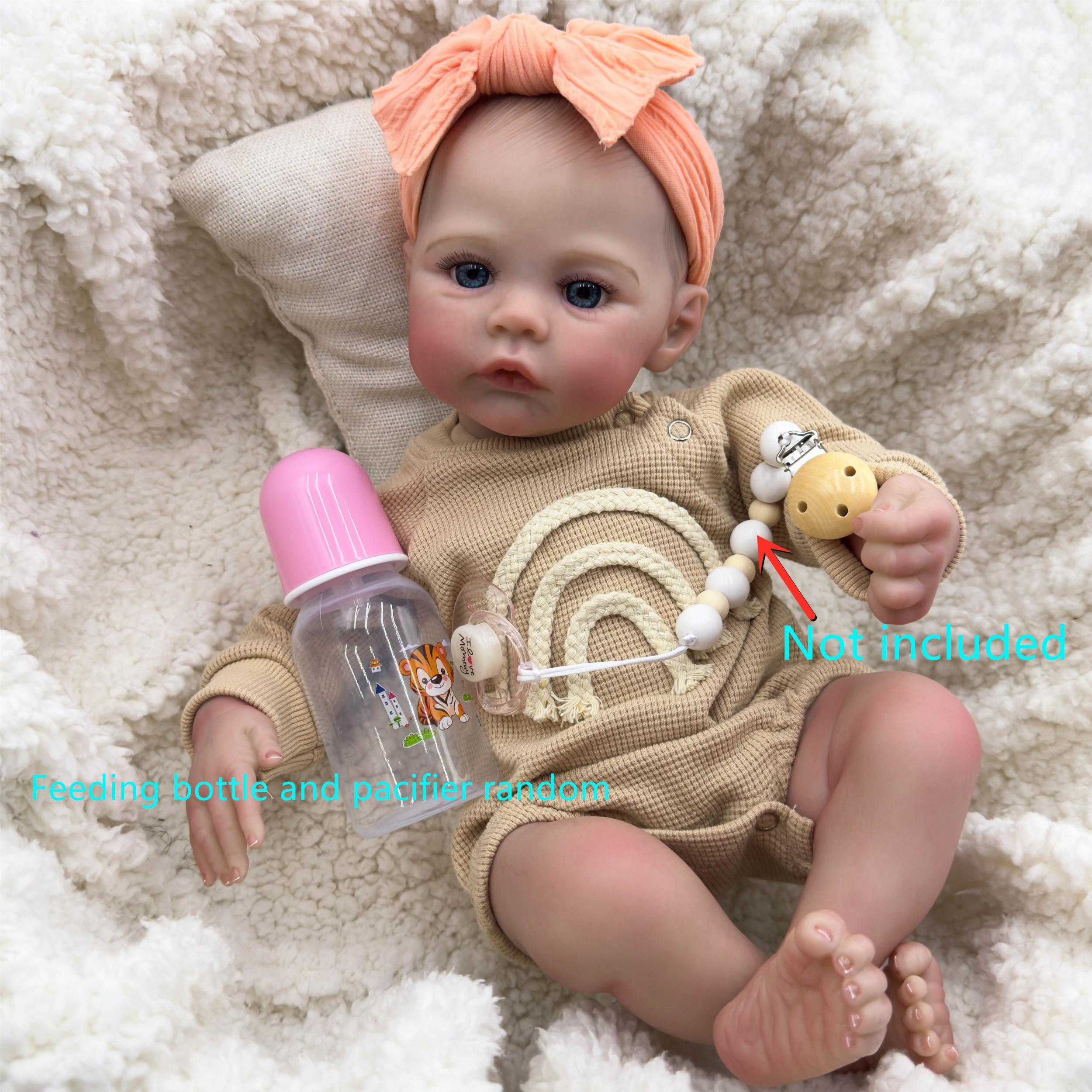 KEKEAIAI 17 inch Soft Body Reborn Baby Doll with Artisan Craftsmanship