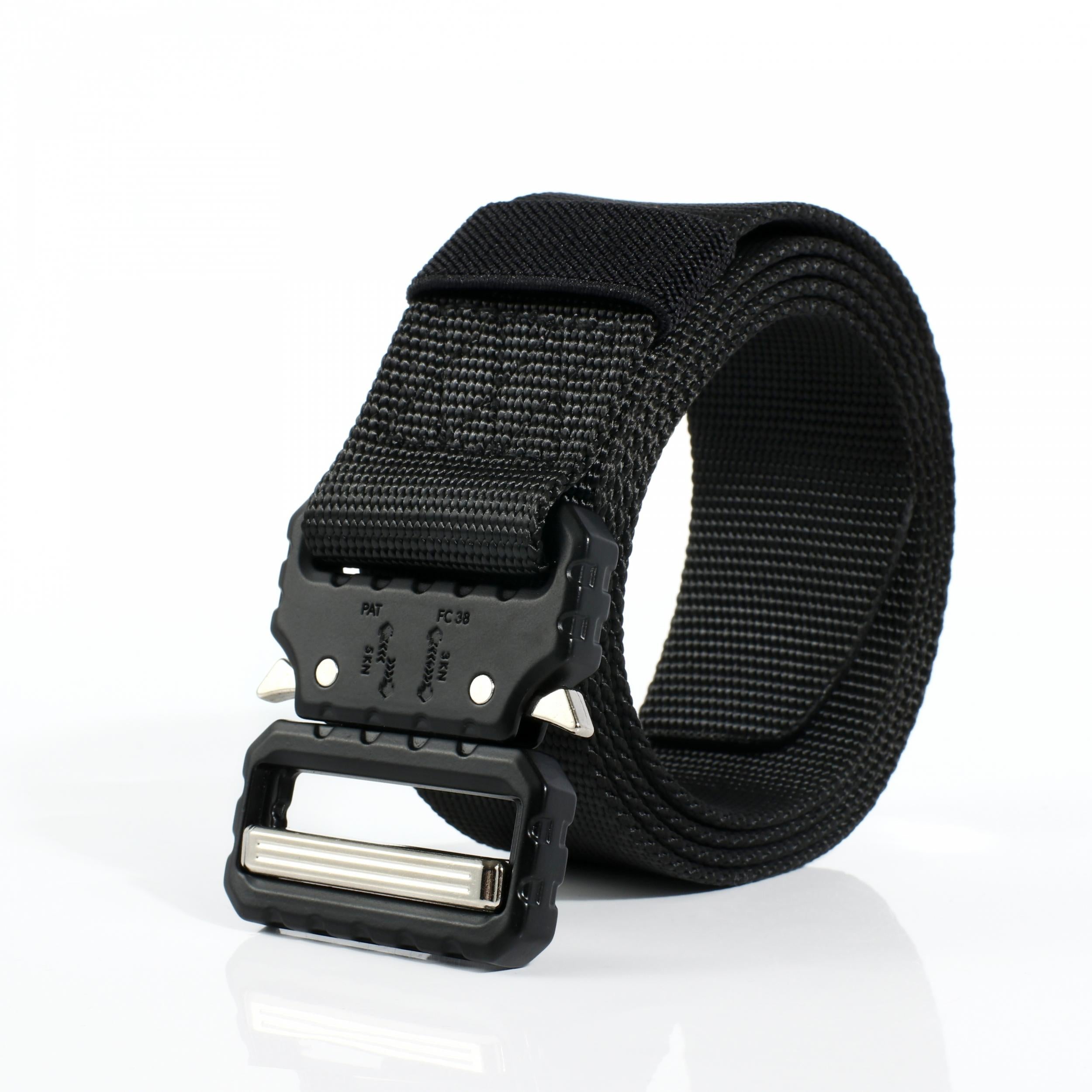 Alloy Buckle Quick Trousers Belt Canvas Nylon Automatic Buckle Tooling Belt