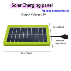 10W5V Solar Camping Charging Board for Outdoor Power Supply