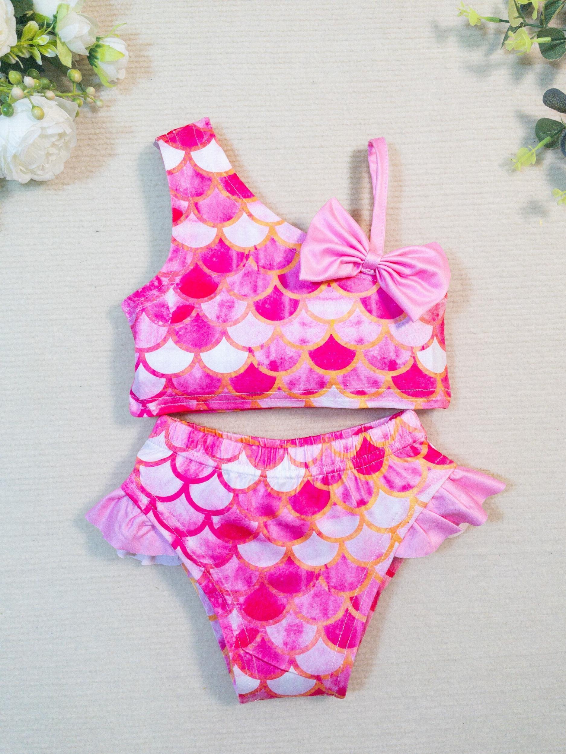 Toddler Girls Flamingo Bikini Swimsuit Set