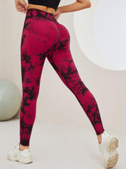 Tie Dye High Waisted Yoga Pants Women's Activewear