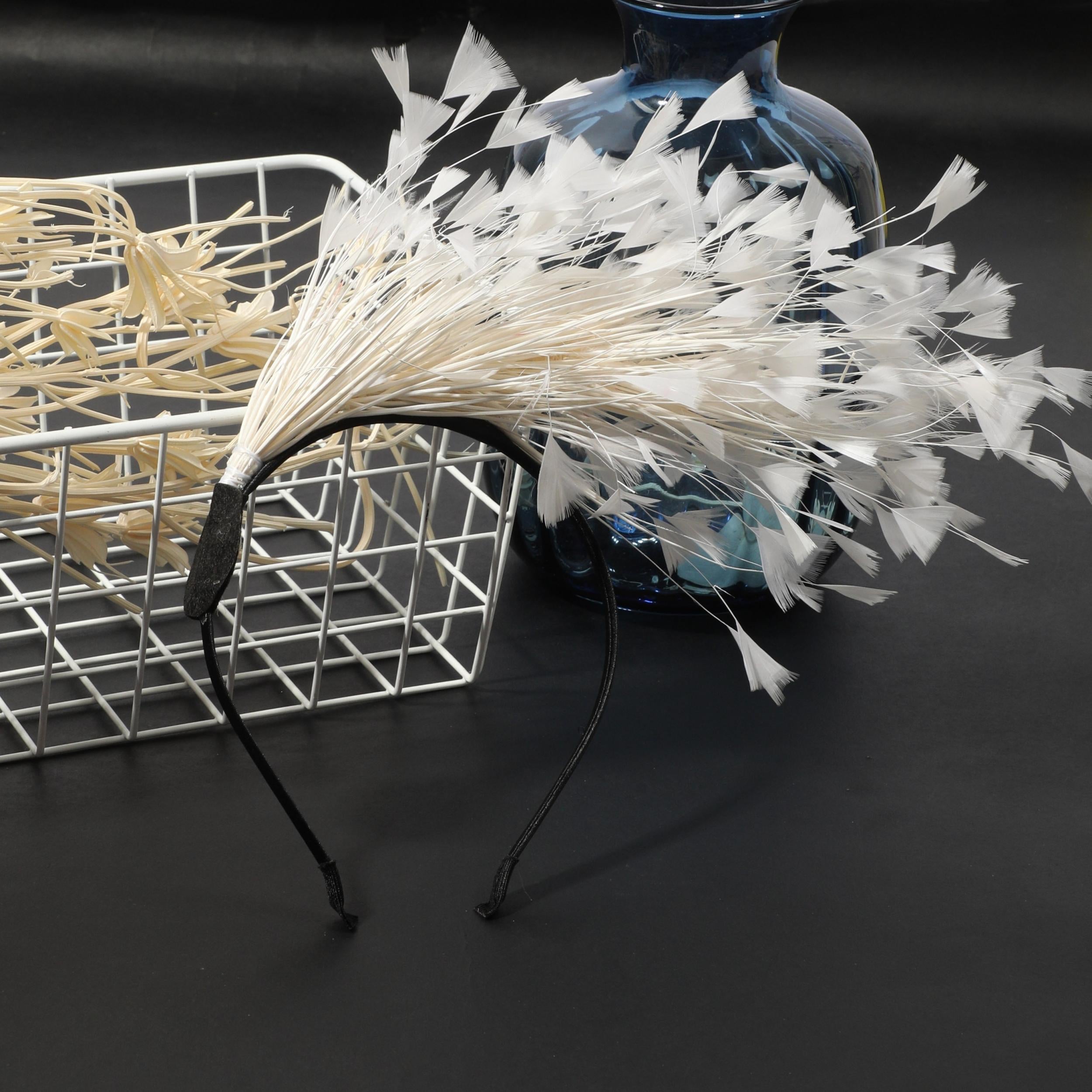 Faux Feather Headband Hair Band for Party