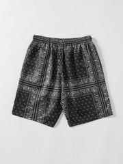 Men's Paisley Swim Trunks Beach Shorts
