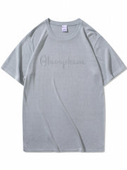 Men's Casual Knitted Crew Neck Short Sleeves Sweaters