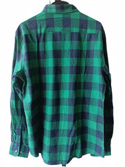 Plaid Print Button Up Shirt Men's Spring Summer