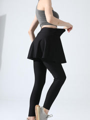 2 in 1 Sports Skirts With Leggings Running Golf Tennis Skorts Women's Activewear