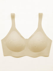 Soft Seamless Wireless Bra Full Coverage Comfy Everyday Lingerie